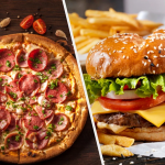 Diferencias entre pizza y hamburguesa