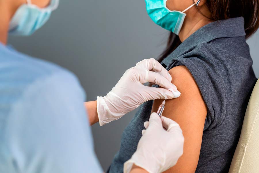 Mujer con Influenza