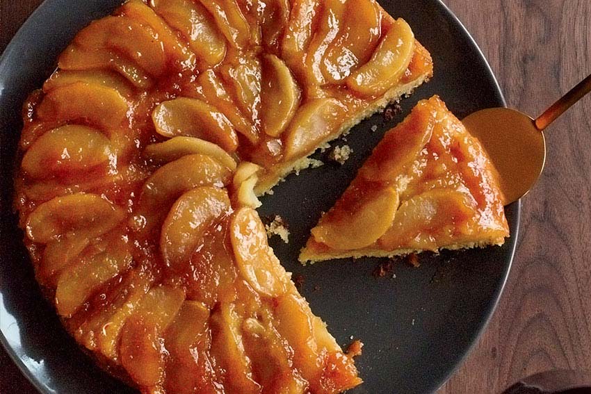 tarta de manzana sin azucar